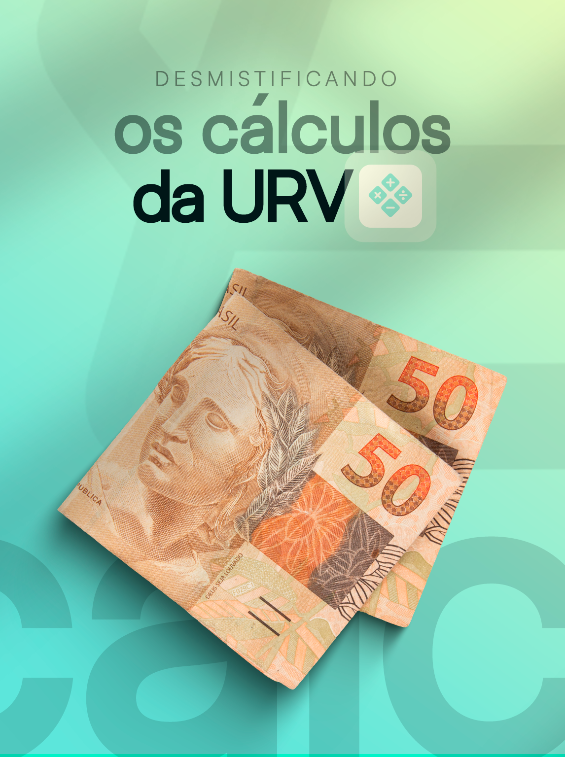 Desmistificando os cálculos de URV